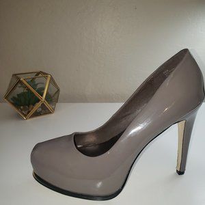 Glossy Gray Heels